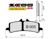 Pastiglie Freno ZCOO 45B00500 mescola EX (modulabile) per APRILIA 1 coppia per 1 disco